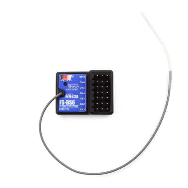 Flysky FS-BS6 2.4G 6CH Eingebaute Gyro-Stabilisierung 2.4Ghz 6CH AFHDS2 für FlySky FS-GT5 FS-IT4S